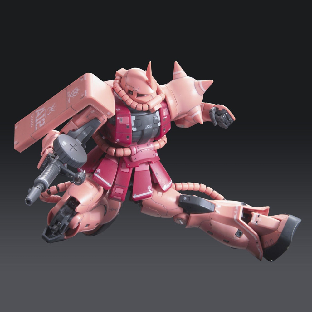 BANDAI 萬代 RG 1/144 #02 MS-06S ZAKUII 紅薩克 / 夏亞專用 5061595-細節圖3