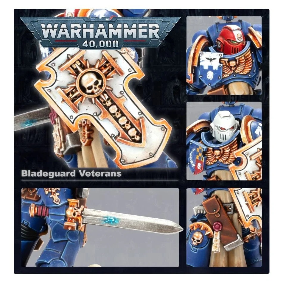 戰鎚 Warhammer 40K 星際戰士劍衛老兵 48-44-細節圖3