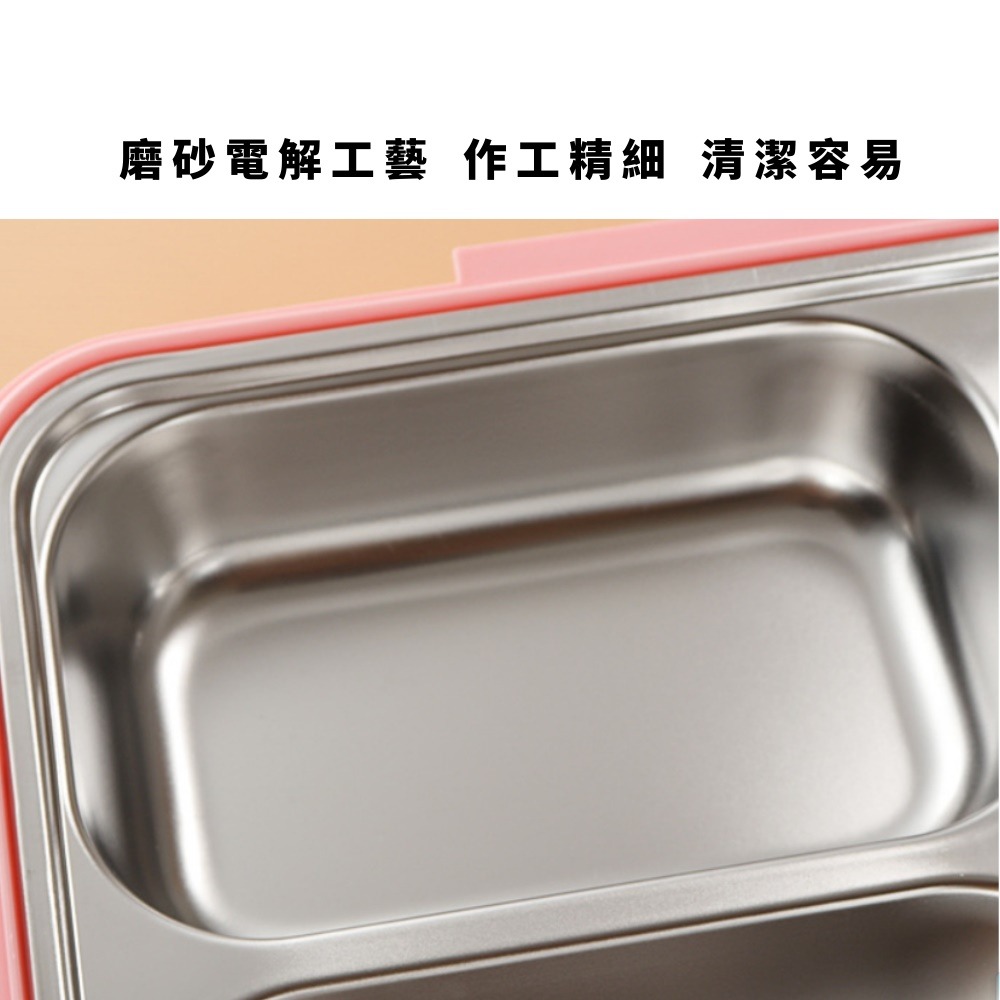 【113041101】304不鏽鋼飯盒 上班族學生保溫加熱餐盒微波爐加熱便當-細節圖5