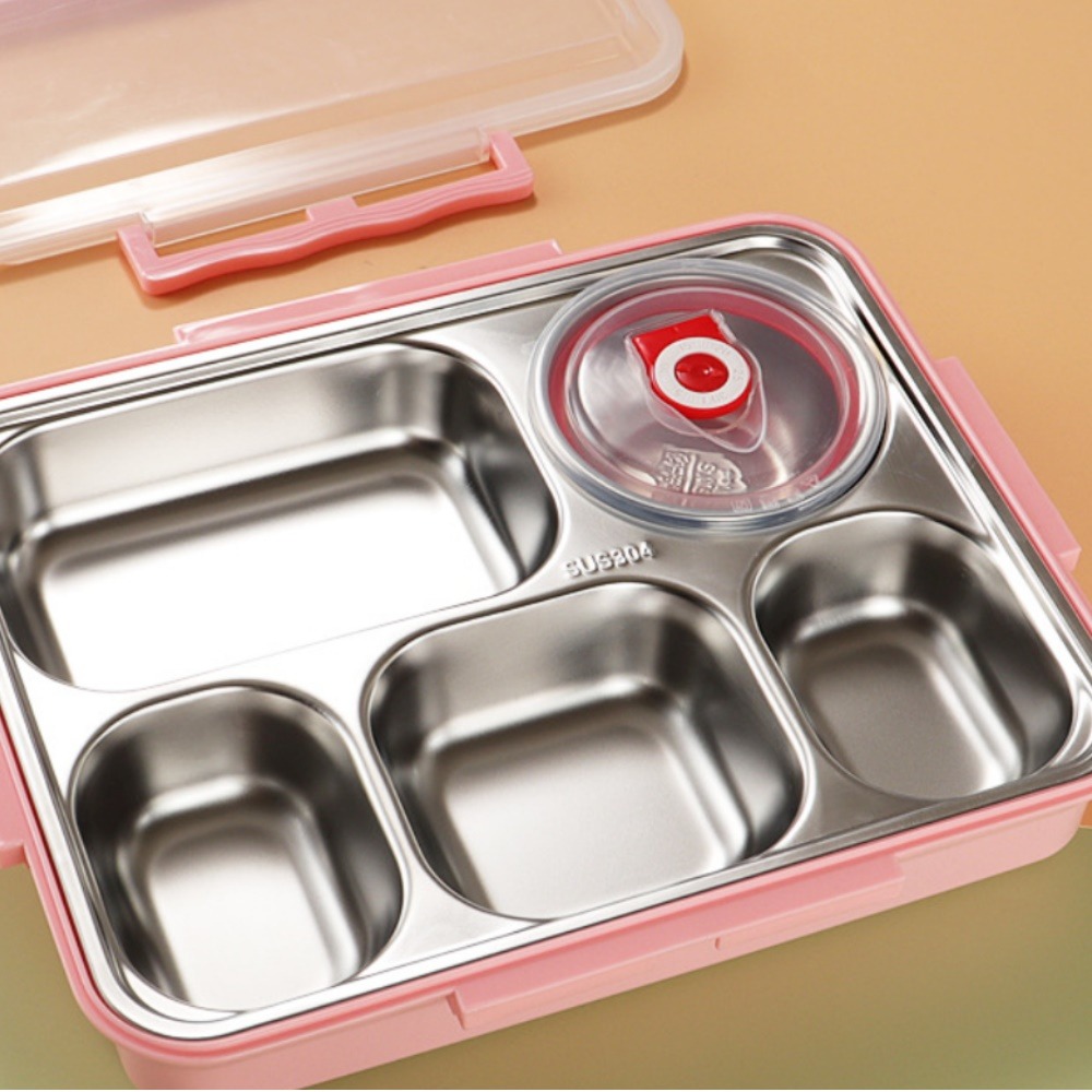 【113041101】304不鏽鋼飯盒 上班族學生保溫加熱餐盒微波爐加熱便當-細節圖9