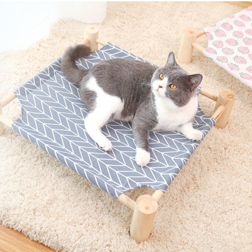 巨安戶外【113030313】貓窩寵物行軍床離地床四季通用可拆洗寵物床狗窩-細節圖2