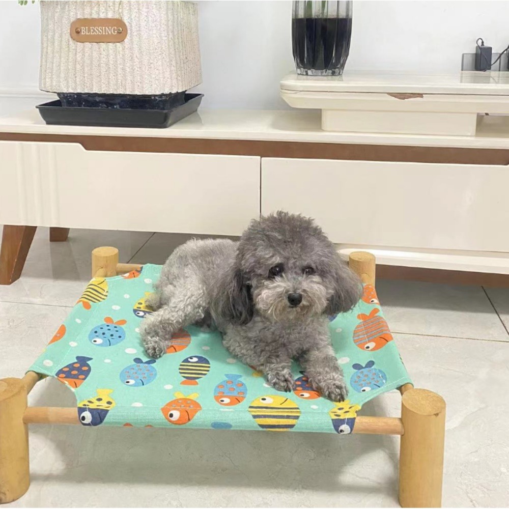 巨安戶外【113030313】貓窩寵物行軍床離地床四季通用可拆洗寵物床狗窩-細節圖4