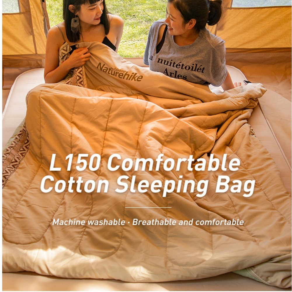 巨安戶外【113030312】挪客玲瓏信封睡袋大人戶外帳篷可拼露營睡袋-細節圖2