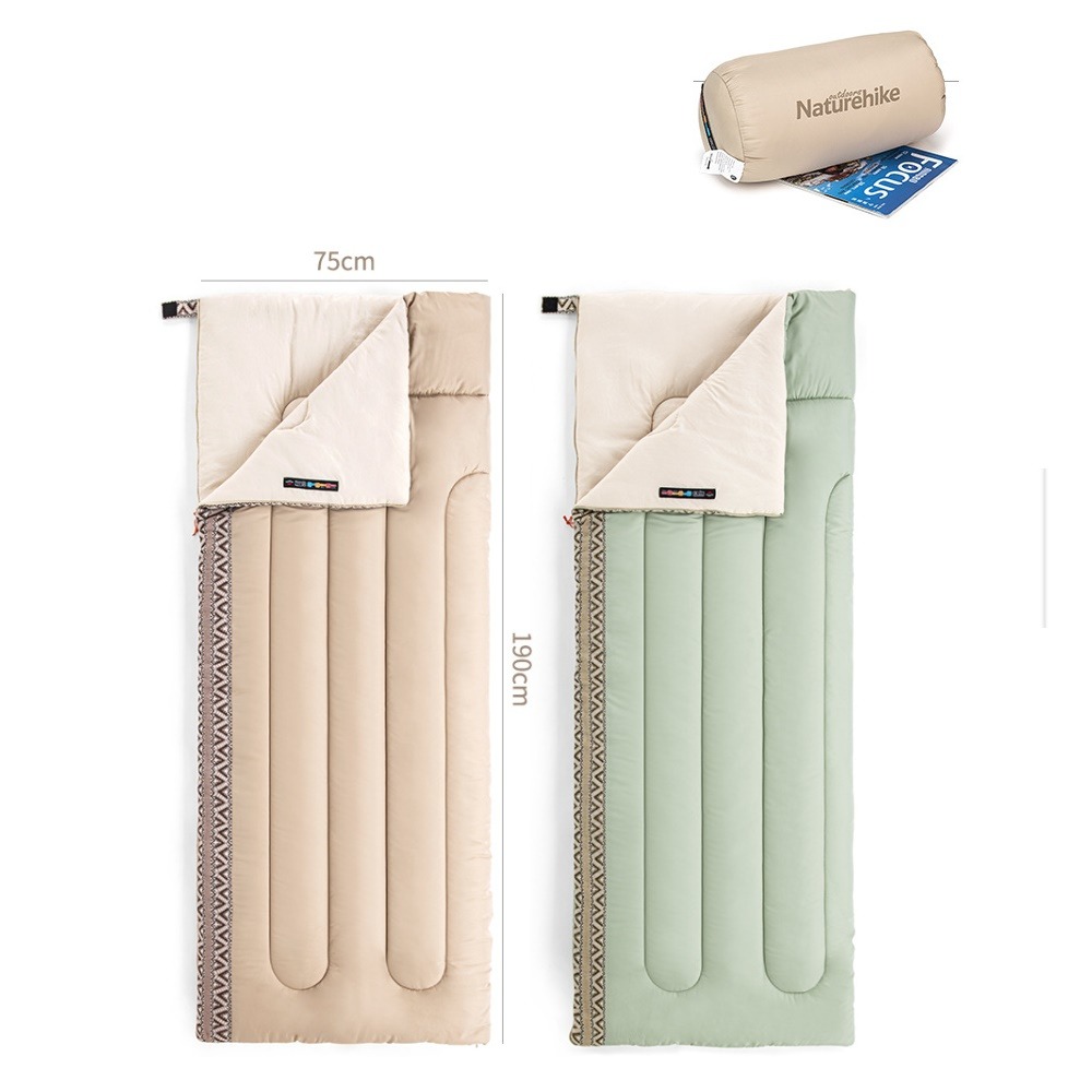 巨安戶外【113030312】挪客玲瓏信封睡袋大人戶外帳篷可拼露營睡袋-細節圖9