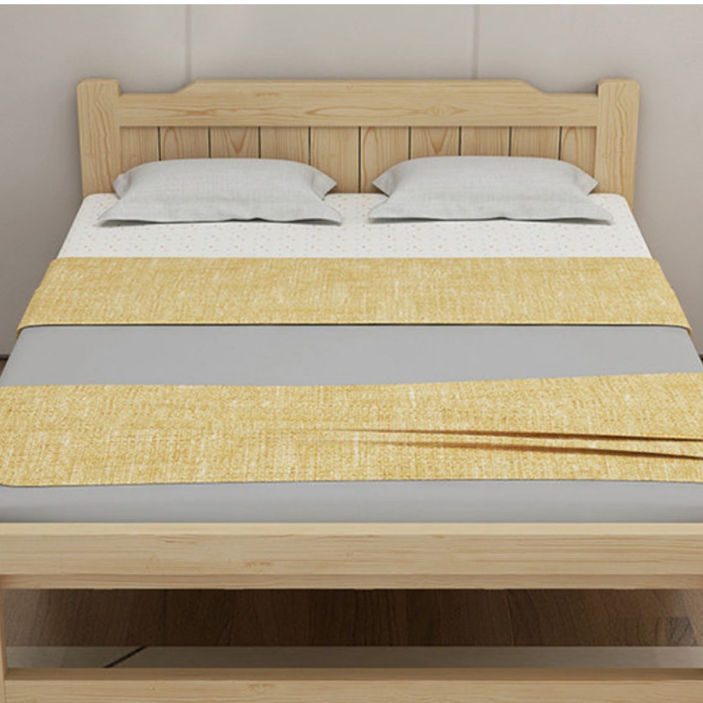 巨安戶外【113030310】折疊床單人實木床簡易結實雙人午睡床家用租房成人加強床-細節圖4