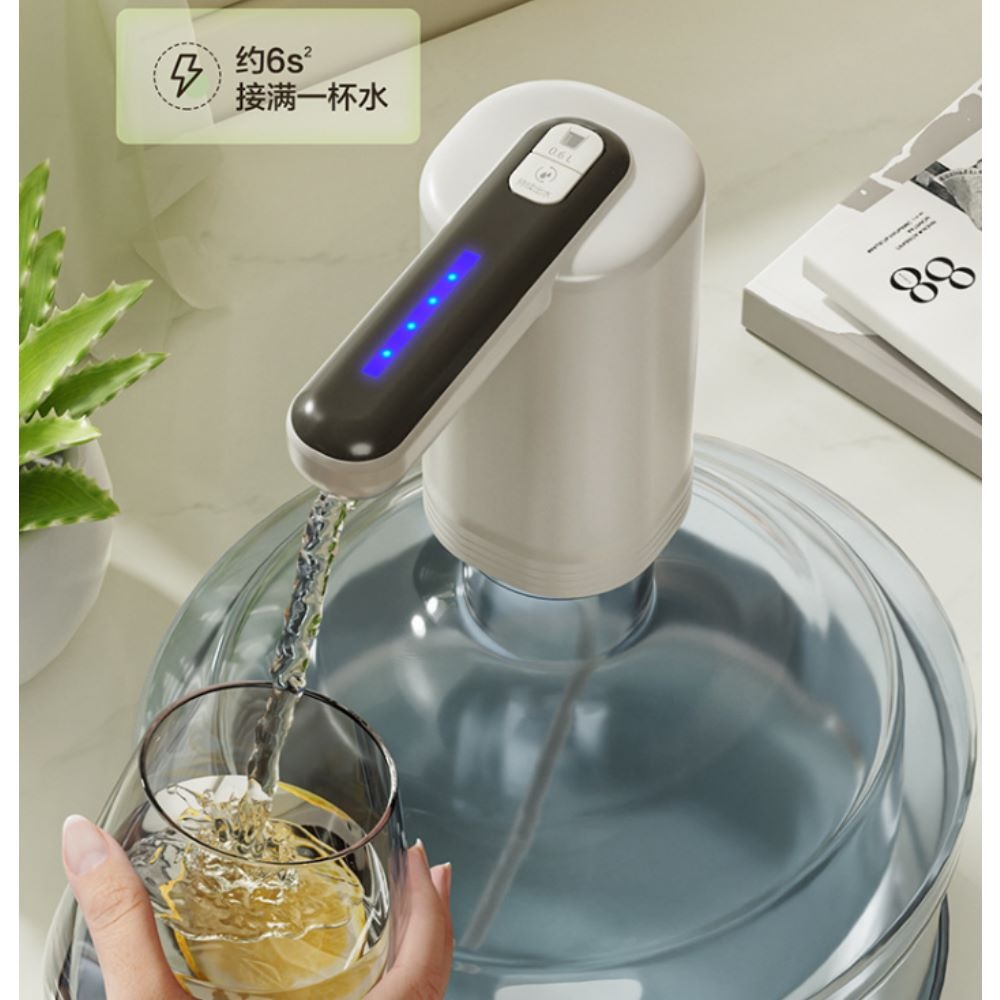 巨安戶外【113030302】新款桶裝水雙泵抽水器tyep-c充電家用電動純水桶壓水器-細節圖5