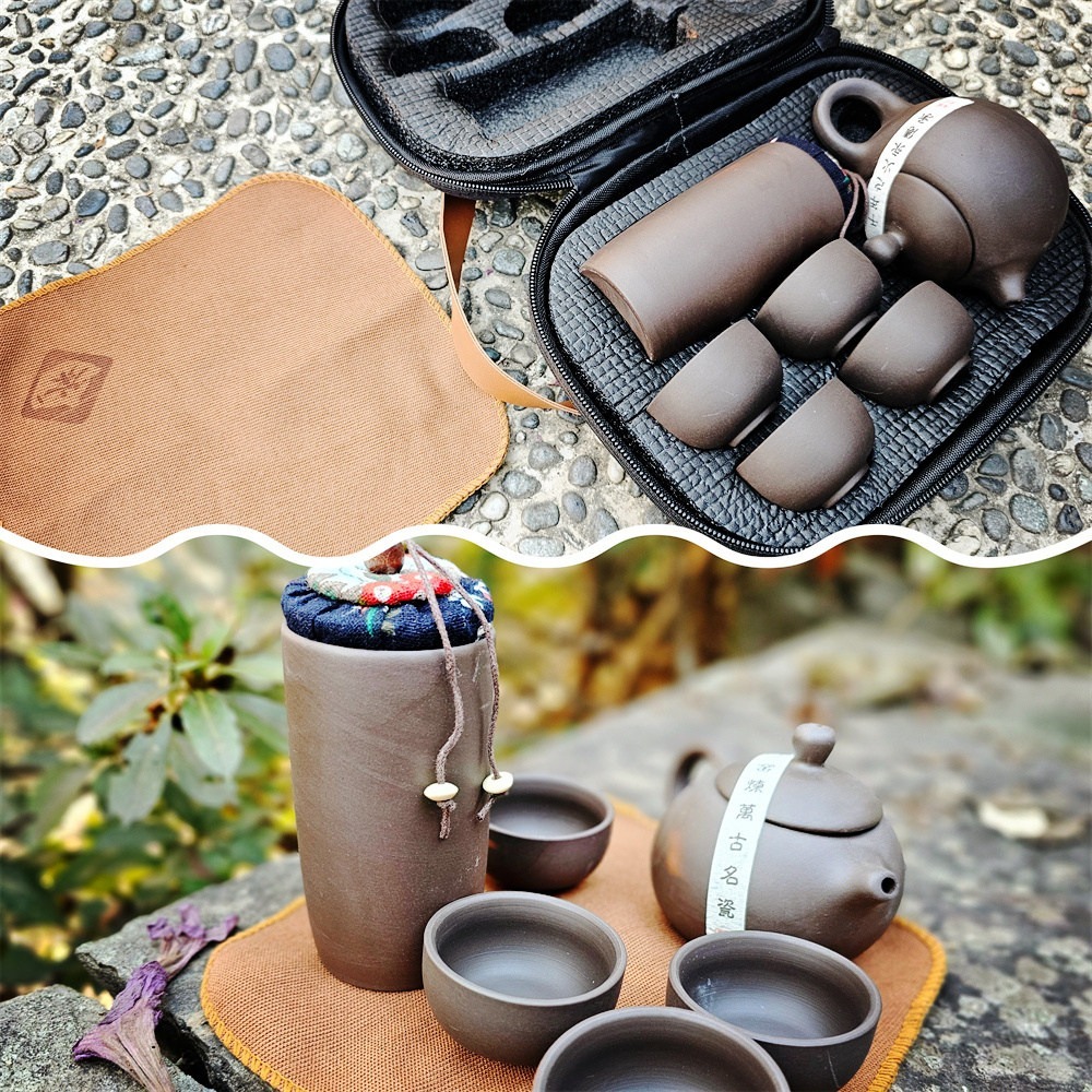 巨安戶外【113013102】創意紫砂旅行茶具套裝便攜套裝組-細節圖8