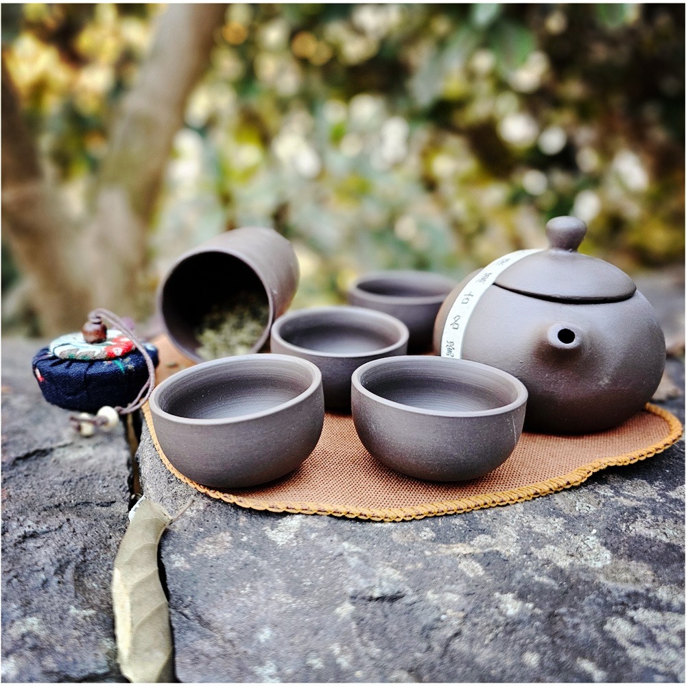 巨安戶外【113013102】創意紫砂旅行茶具套裝便攜套裝組-細節圖9