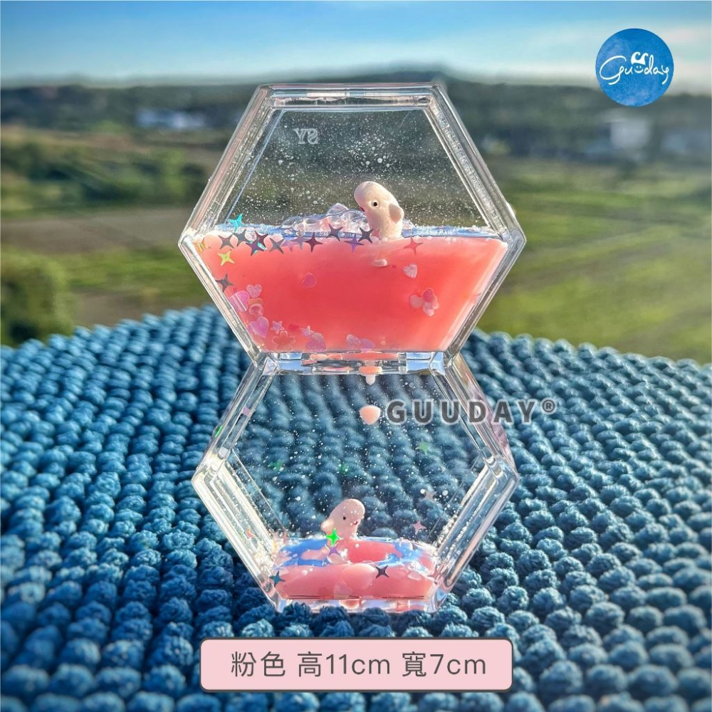 水沙漏 蜂巢款 屏東海生館 XPARK 海生館紀念品 油沙漏 油滴 沙漏 計時沙漏 療癒 抖音 玩具 風水 GUUDAY-細節圖6