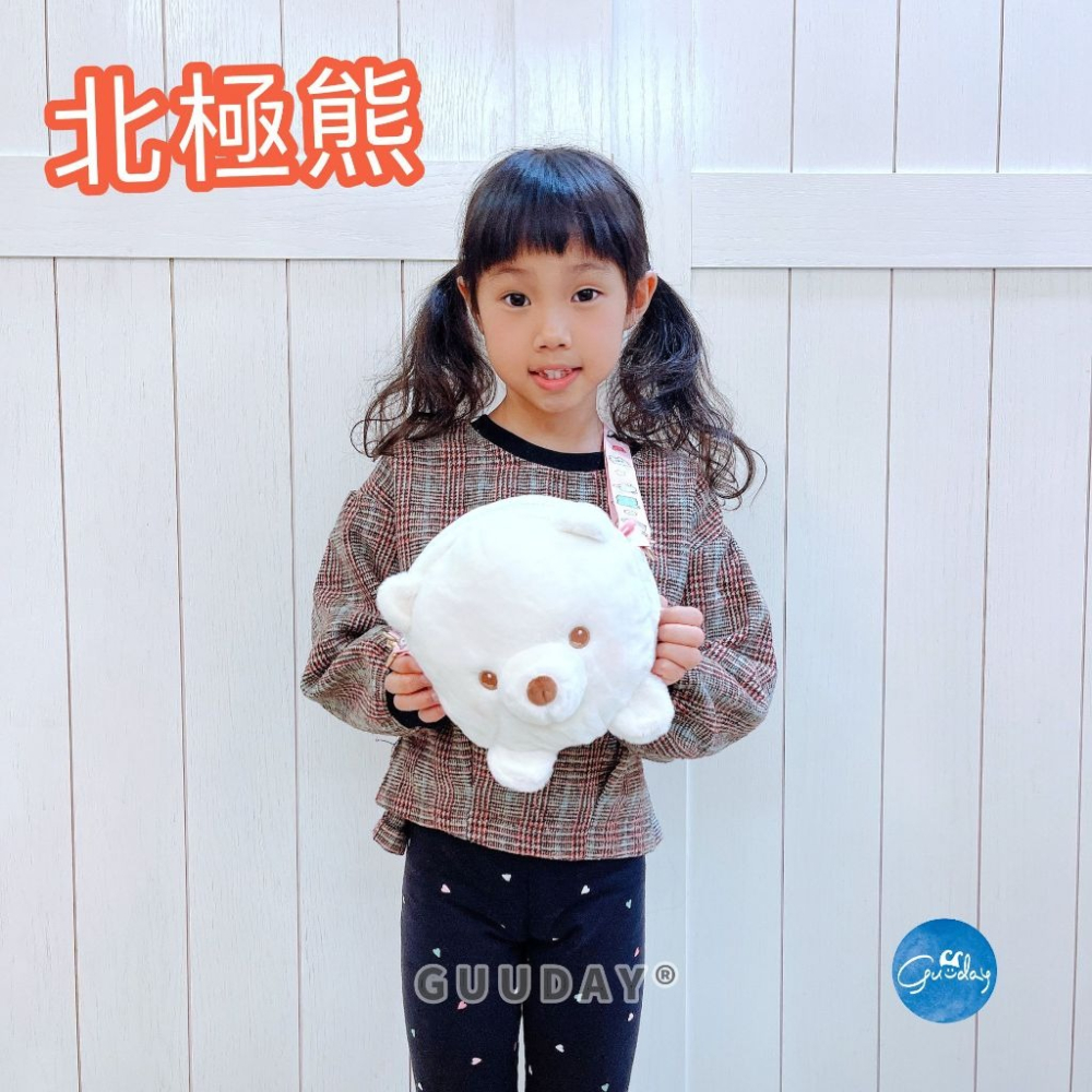 兒童肩包 兒童包包 屏東海生館 XPARK 兒童斜背包 可愛的東西 企鵝 白鯨 北極熊 海豚 生日禮物 GUUDAY-細節圖5