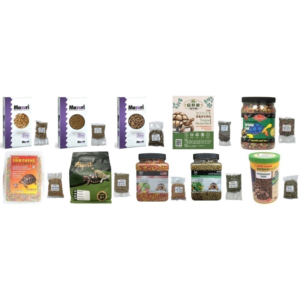 【陸龜小學堂】陸龜飼料總匯 陸龜飼料 試吃包 (50克)-細節圖3