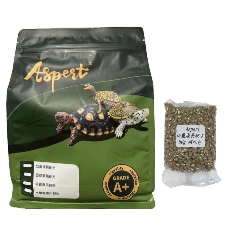 【陸龜小學堂】陸龜飼料總匯 陸龜飼料 試吃包 (50克)-規格圖3