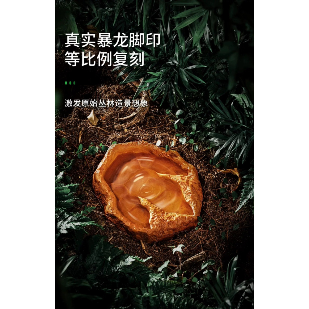 CLEEN 霸王龍腳印水盆 爬蟲飲水盆-細節圖4