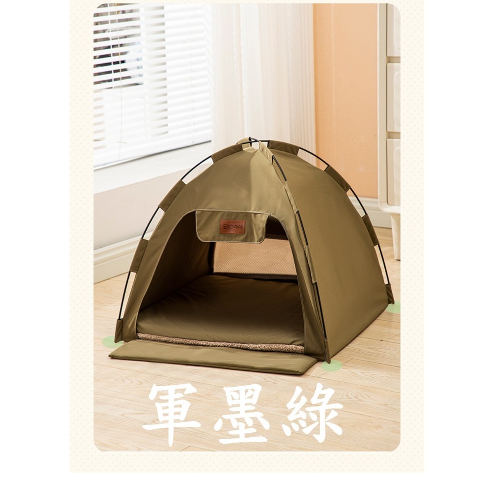 【陸龜小學堂】寵物小帳棚 可折疊 可拆洗 貓帳篷 狗帳篷-規格圖4