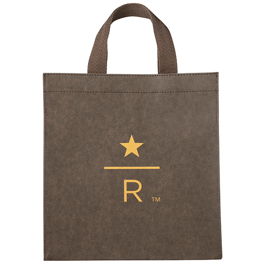 《星巴克》 STARBUCKS典藏門市限定 大象灰 / 橄欖綠 典藏水洗牛皮紙提袋 [生日 禮物 禮品 環保]-規格圖3