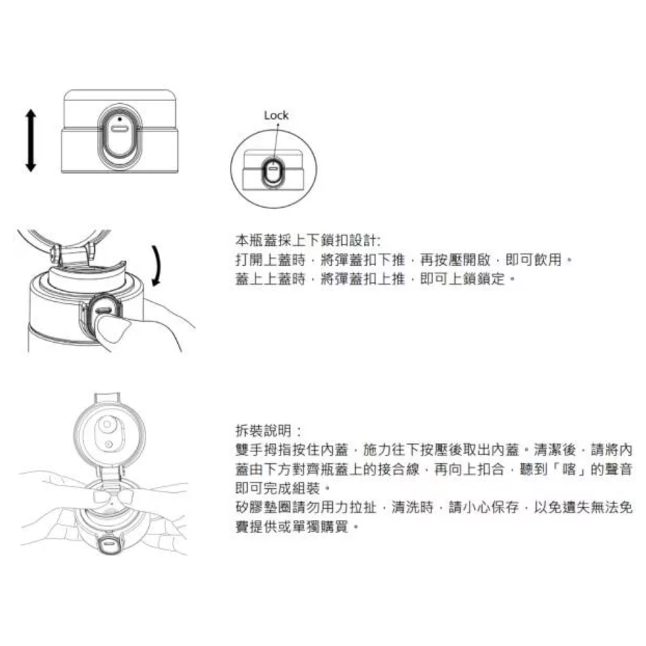 《星巴克》 STARBUCKS 萌眼黑貓不鏽鋼彈蓋瓶[生日 聖誕節 禮物 禮品 環保杯]-細節圖3