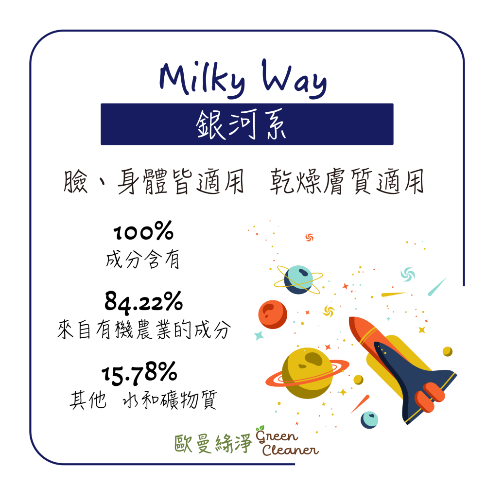 [歐曼綠淨]🇫🇷法國有機認證手工冷製皂-銀河系 天然成份 有機羊奶 全膚質 乾性肌膚-細節圖2