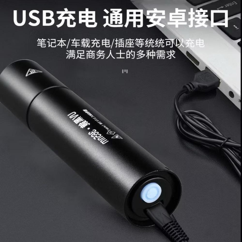 🌟耀星照明 紫光手電筒 UV手電筒365nm 驗鈔燈 固化燈 貓蘚 寵物真菌檢測燈 玉石 蜜蠟 珠寶鑑定燈 伍德氏燈-細節圖2
