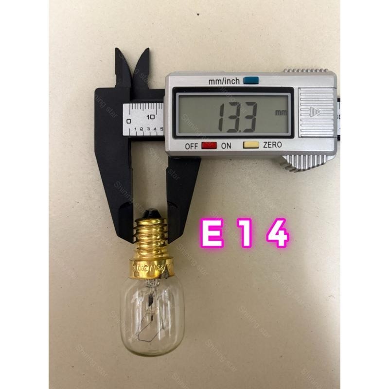 🌟耀星照明 110V 220V 15W 25W E14 微波爐 烤箱 燈泡 300度 耐高溫 鎢絲燈泡-細節圖2