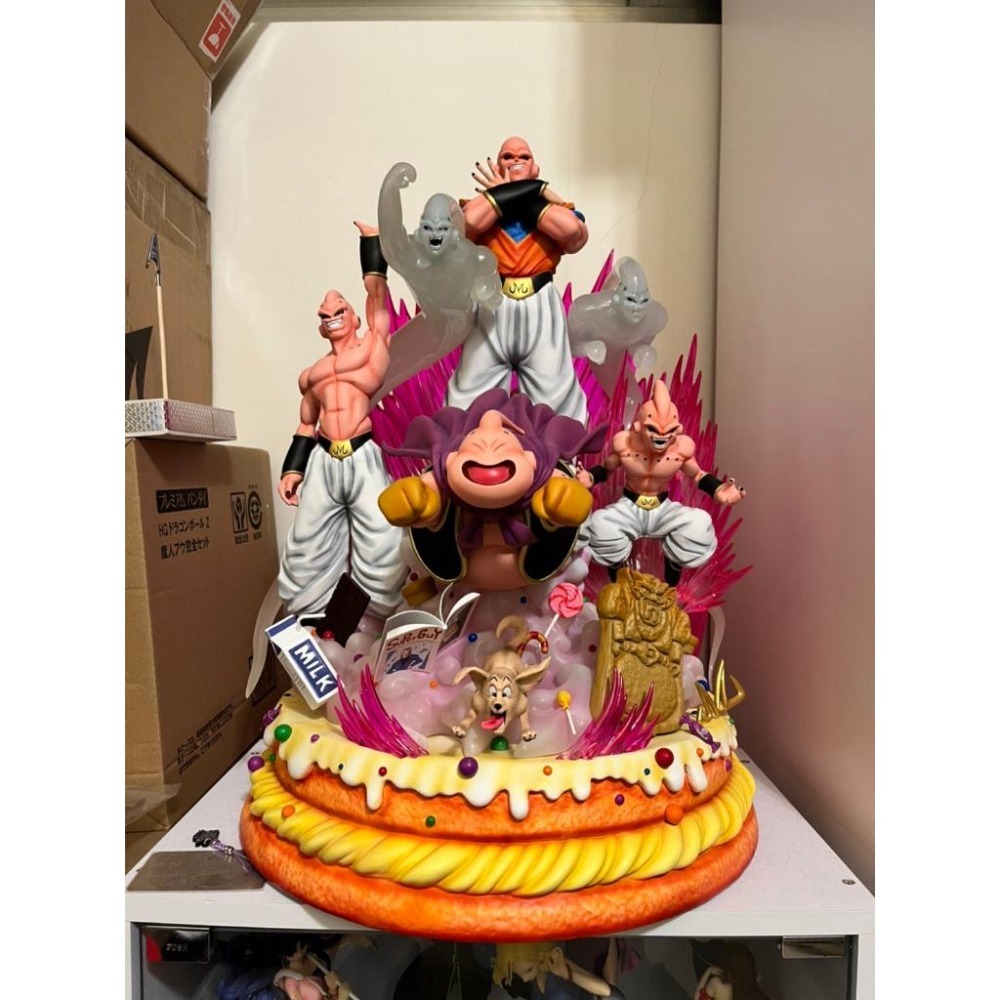 SHK 七龍珠 一生系列 NO.4 普烏的一生 魔人普烏 含特典 烏普 GK 雕像 完成品 無缺損 一番賞 貝吉塔 悟飯-細節圖2