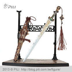 全新 絕版 霹靂 神兵名鑑002 春秋闕 激鬥 武器名鑑 意琦行 春秋闋 北狗 激戰天下 公仔 武器 棄天帝 激戰天下-細節圖2