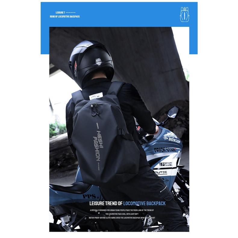 【開發票·現貨】檔車 重機 防潑水後背包 騎士背包 騎士後背包 19吋 C款-細節圖5