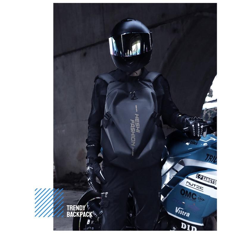 【開發票·現貨】檔車 重機 防潑水後背包 騎士背包 騎士後背包 19吋 C款-細節圖7