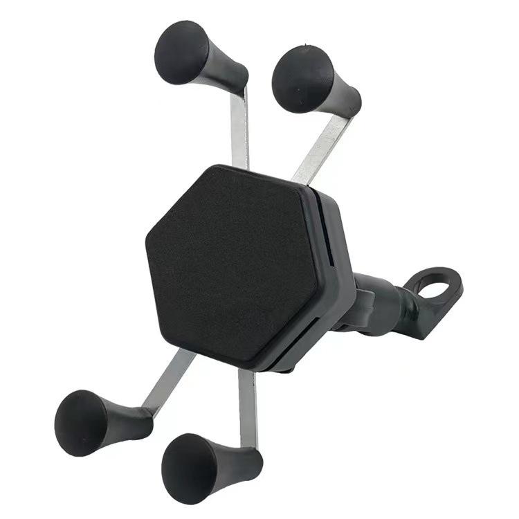 【開發票·現貨】X型機車手機架 普通款 後照鏡版 便宜耐用 X手機架 檔車 重機-細節圖6