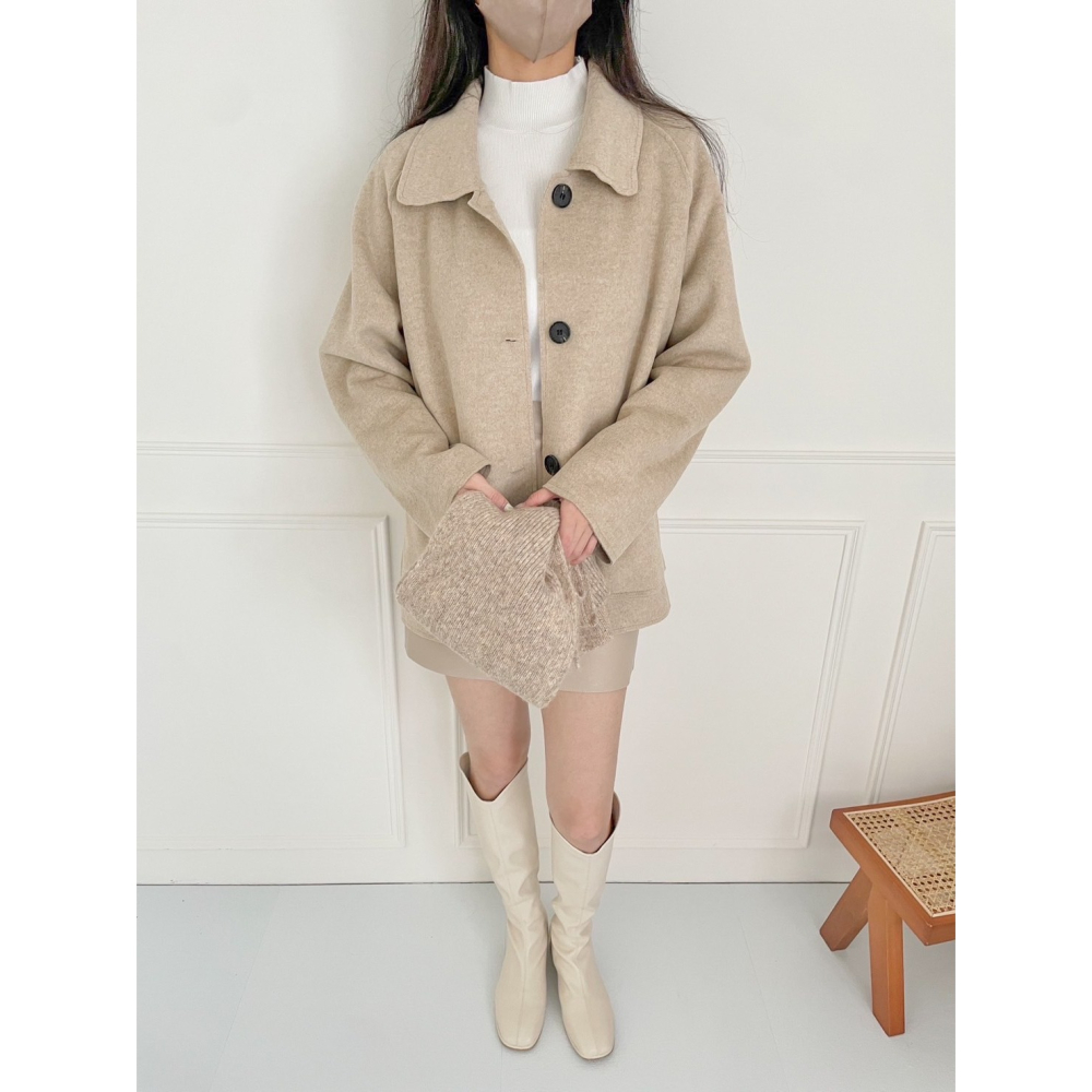 Little SiS. A/W🍂 #1000 熱買款毛呢大衣 4colors-細節圖5