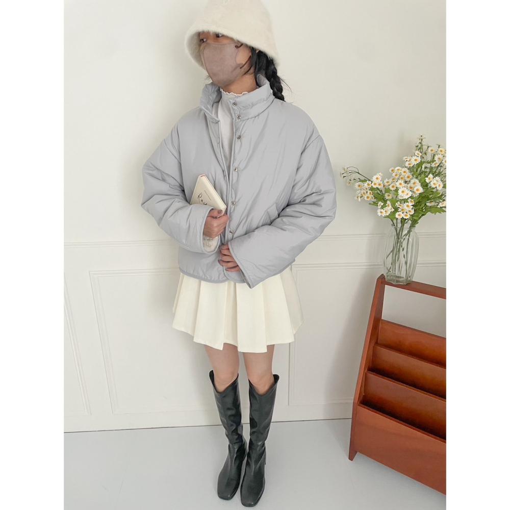 Little SiS. A/W🍂 #2467 早鳥先預購～ (正反兩穿)溫柔羊羔毛感外套 3colors-細節圖3