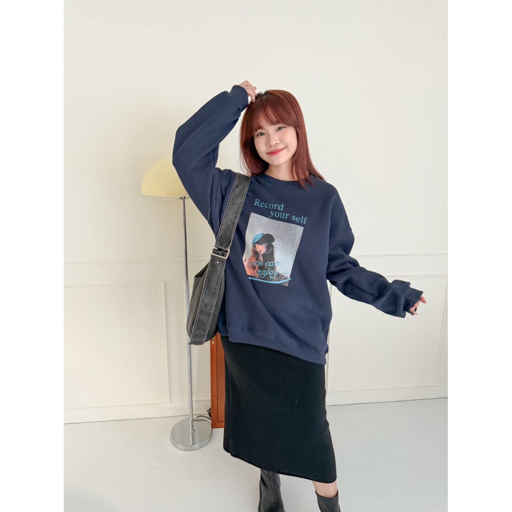 Little SiS. A/W🍂 #2998 你最愛的黃金獵犬寬鬆大學Tee 3colors-細節圖8