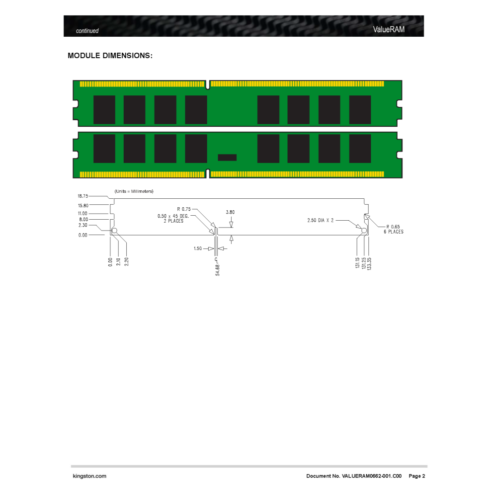 [現貨]KINGSTON金士頓DDR3-1333MHz 2G雙通道桌上型記憶體｜KVR1333D3N9｜同顆粒台灣組裝-細節圖5