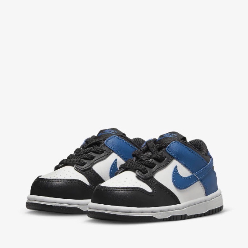 現貨👉NIKE DUNK LOW 童鞋 小童 中童 黑藍 藍勾 DH9761-104 幼童 小閃電-細節圖4