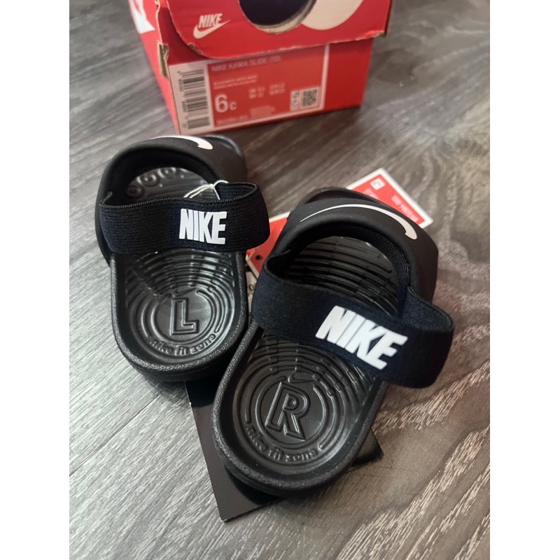 NIKE KIDS KAWA SLIDE TD 小童 運動涼鞋 童涼鞋 拖鞋 幼童 BV1094-001-細節圖2