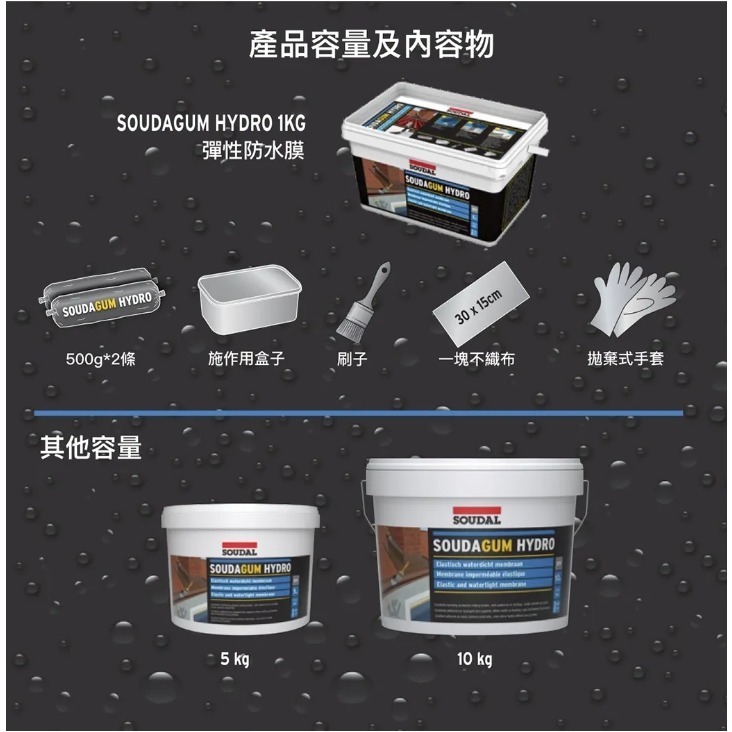 彈性防水膜-1kg(源自比利時)SOUDAL-細節圖4