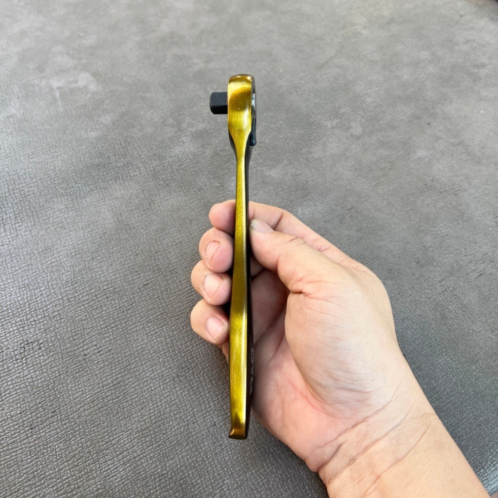 台灣製ASA 黑馬雙色雙向72齒棘輪套筒扳手，高扭力雙向棘輪扳手2分/3分/4分快脫套筒板手葫蘆柄-規格圖4