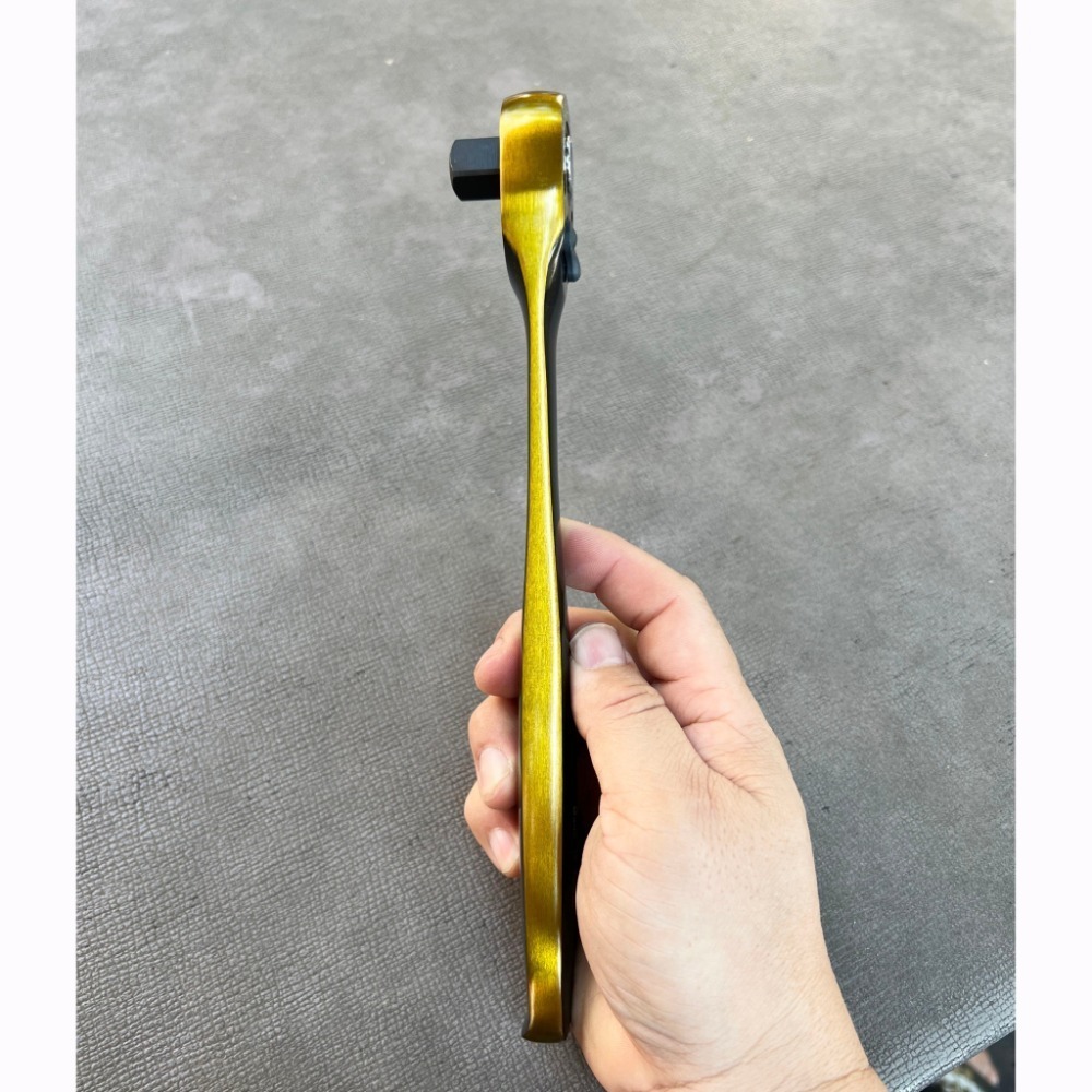 台灣製ASA 黑馬雙色雙向72齒棘輪套筒扳手，高扭力雙向棘輪扳手2分/3分/4分快脫套筒板手葫蘆柄-規格圖4