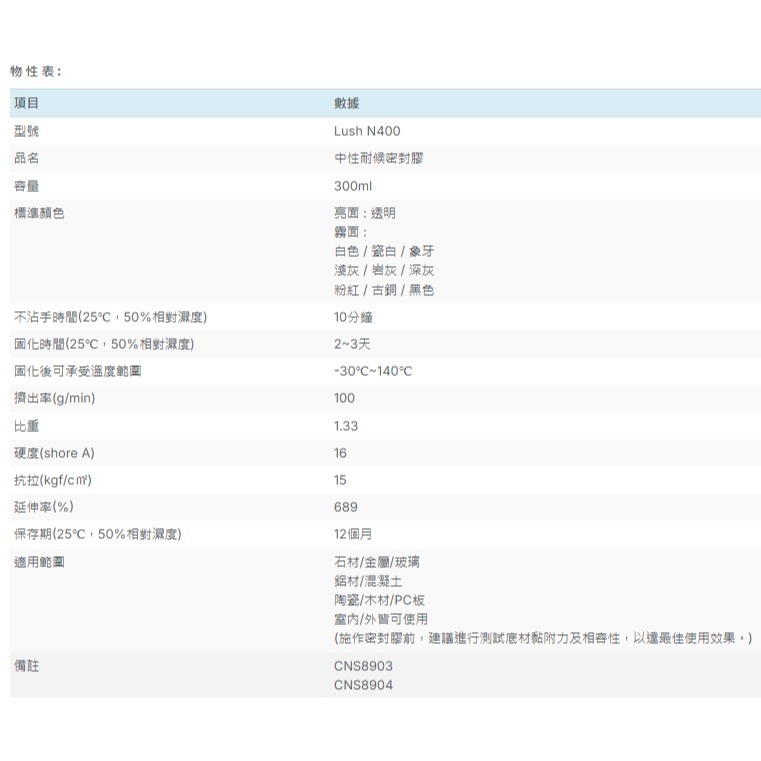 N400 矽利康 樹牌矽利康 矽利康 透明/灰色-細節圖3