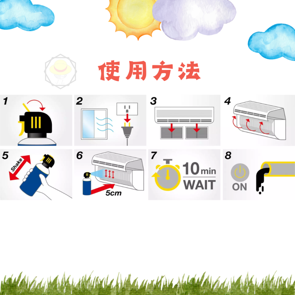 恐龍 冷氣清潔劑420ml 冷氣清洗劑 冷氣機清潔劑 冷氣機清洗劑 空調清潔劑 空調清洗劑-細節圖2