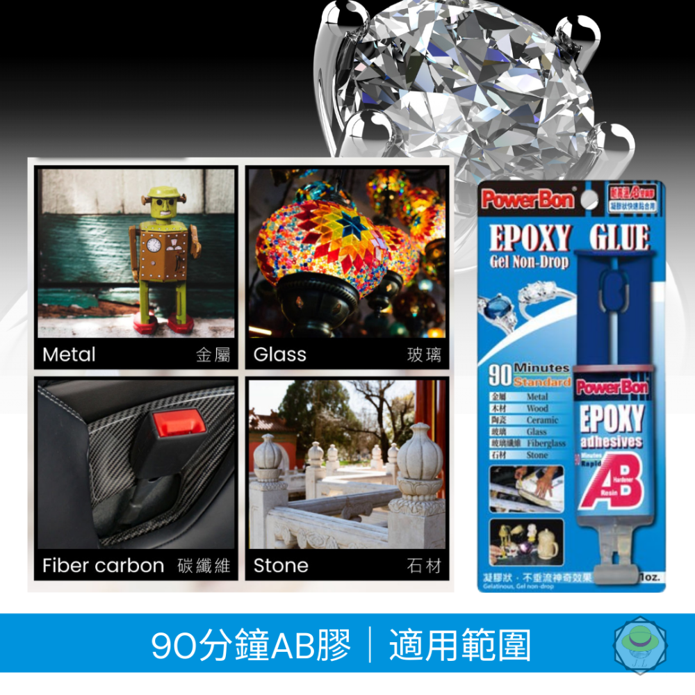 PowerBon 針筒型耐高溫AB膠 3016/3351 90分鐘/4分鐘 耐高溫AB膠 AB膠 凝膠狀-細節圖4