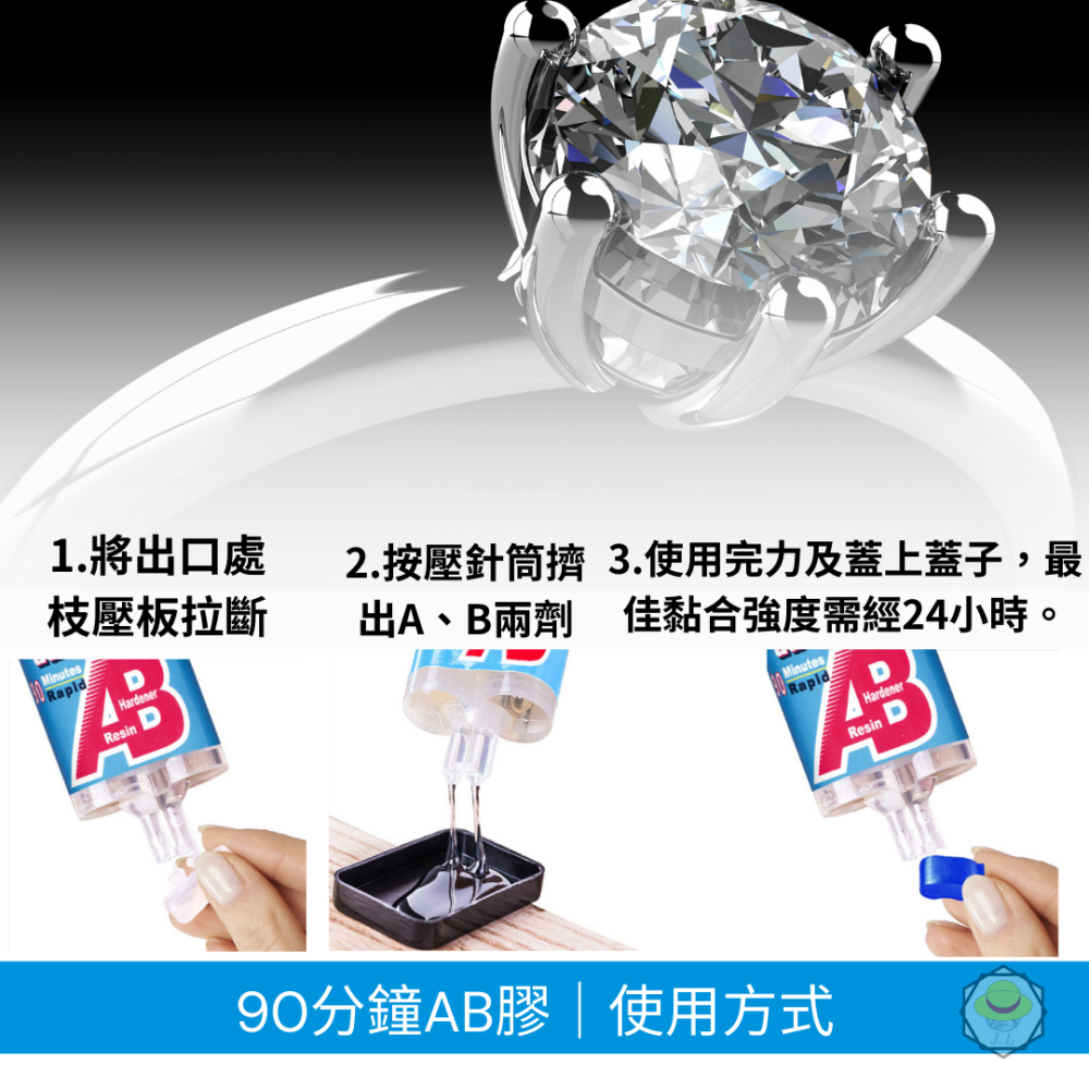 PowerBon 針筒型耐高溫AB膠 3016/3351 90分鐘/4分鐘 耐高溫AB膠 AB膠 凝膠狀-細節圖5