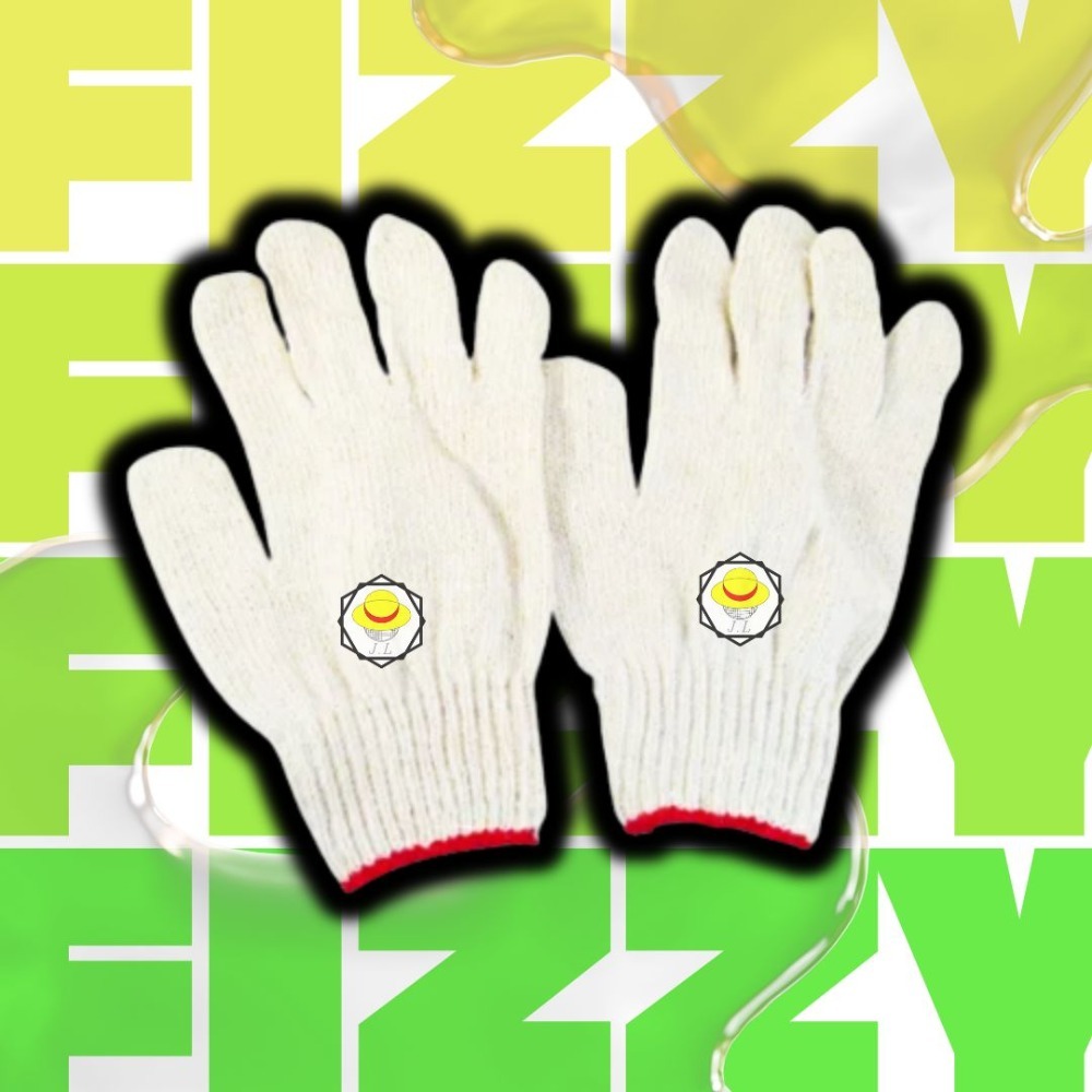 棉紗手套 20兩 綿紗手套 灰色 白色 手套 工作手套 工程手套-規格圖3