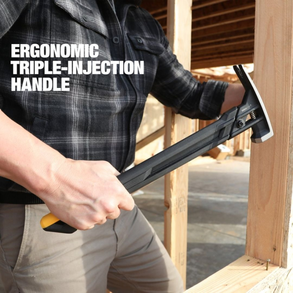 TB-H1-1SBR-S20X 帶磁鐵搥 附磁 20O.Z TB 托比爾 TOUGHBUILT 磁性鐵鎚 碳鋼 鐵鎚-細節圖3