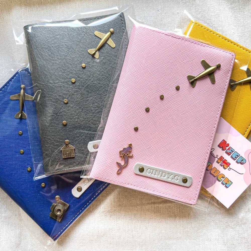 ✨「純手工客製護照套」✨ 免費刻名 客製化商品禮物 客製化名字飾品搭配 護照套 護照夾-細節圖2