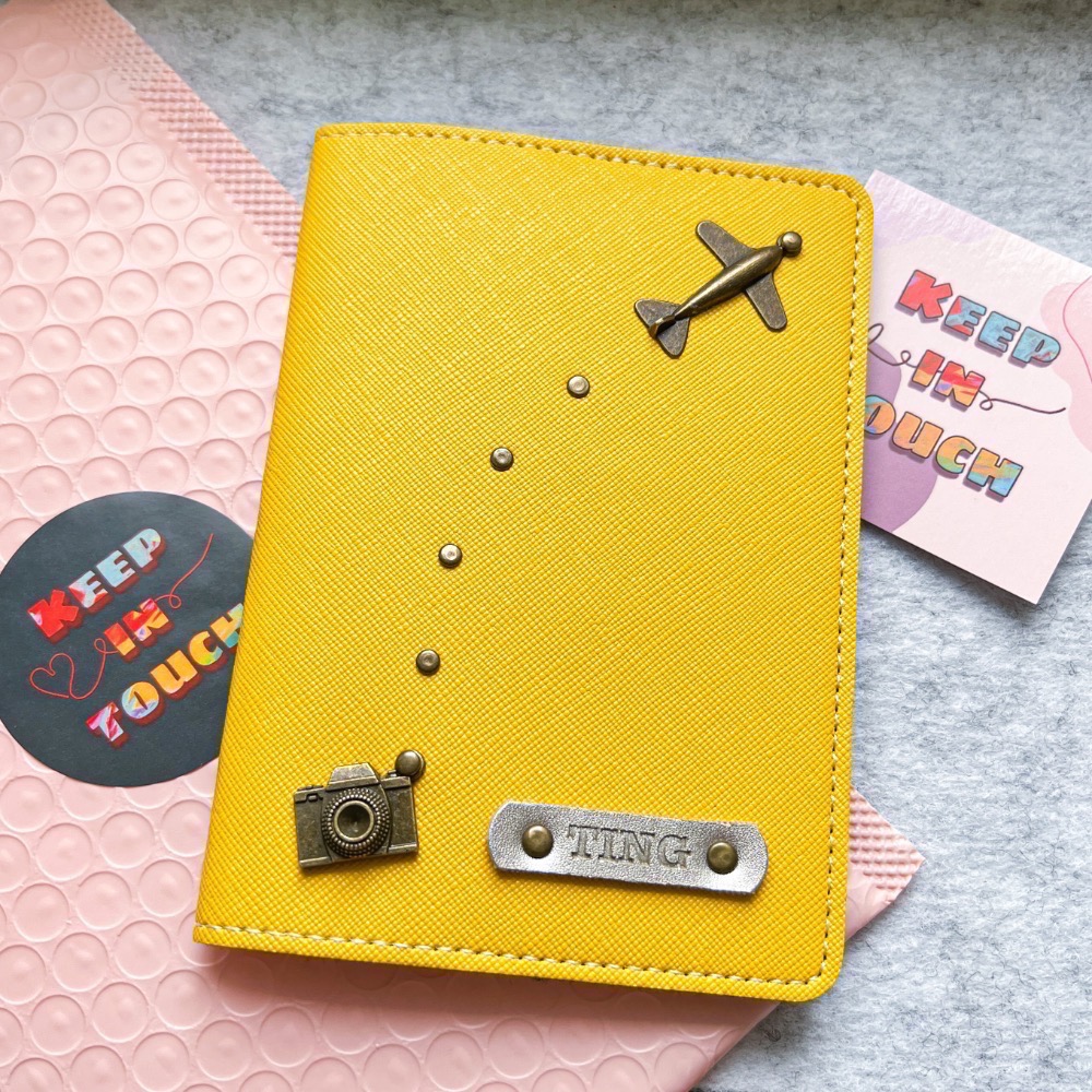 ✨「純手工客製護照套」✨ 免費刻名 客製化商品禮物 客製化名字飾品搭配 護照套 護照夾-細節圖10