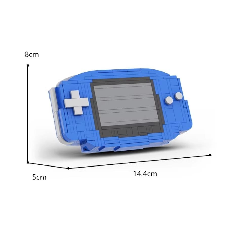 現貨全新未組[積木] GBA Gameboy Advance 掌上遊戲機 MOC 相容樂高 禮物 擺飾 仿真-細節圖2
