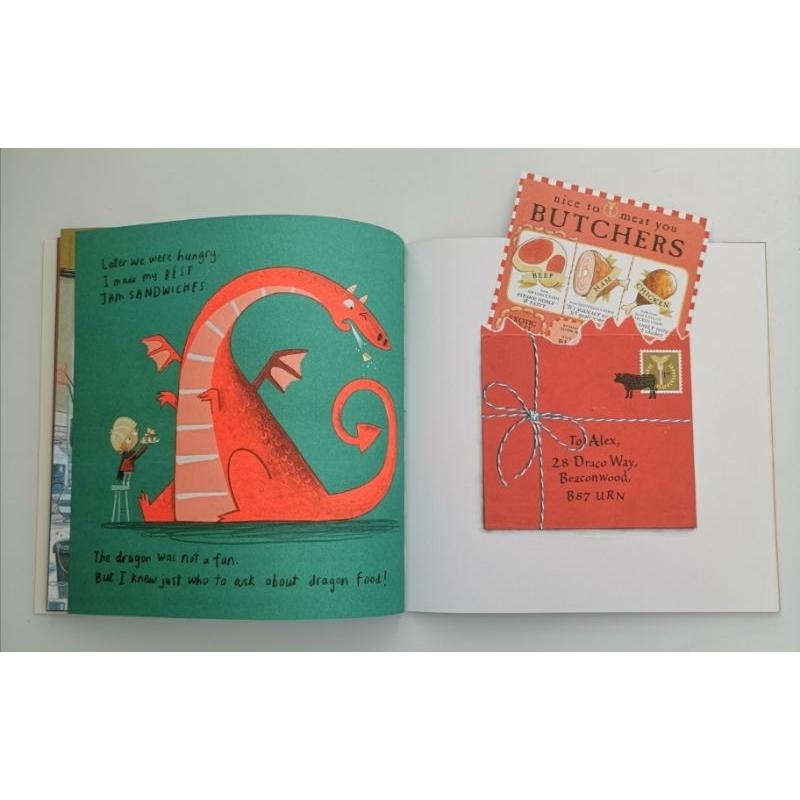 【Walker Books】平裝繪本 Dragon Post  (中譯: 龍的來信)-細節圖5