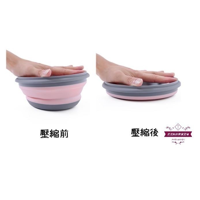 【台灣現貨】矽膠折疊碗三件套｜伸縮摺疊碗 旅行用便攜碗 登山露營收納碗 耐高溫環保 滿額免運 愛麗絲的雜貨賣場-細節圖3