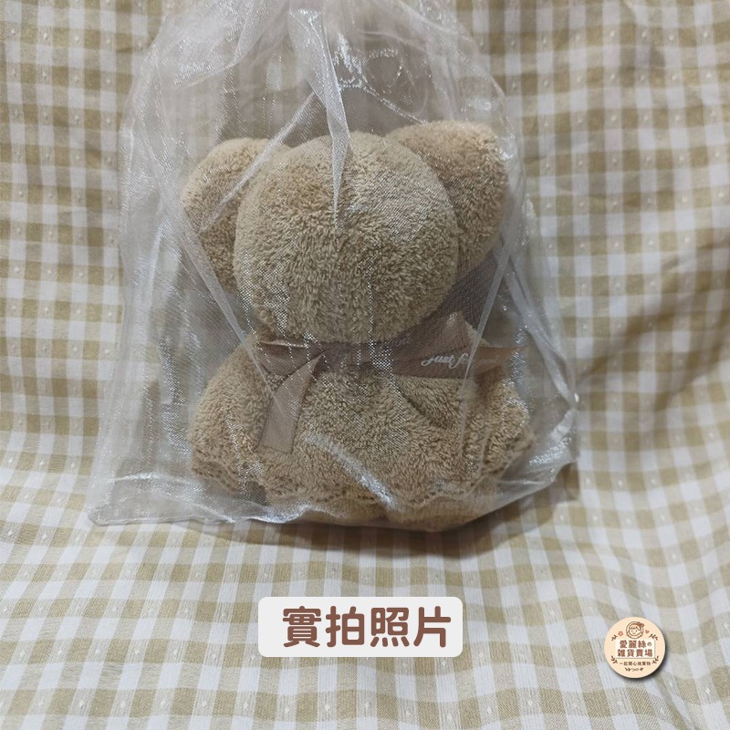 珊瑚絨小熊抹布 30×30cm｜可愛造型 吸水快乾 擦手巾 清潔布 愛麗絲的雜貨賣場-規格圖11