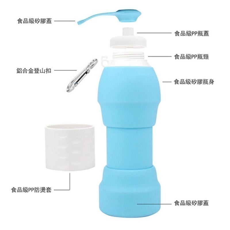 摺疊杯 摺疊碗 摺疊水杯 矽膠折疊杯 伸縮杯 耐高溫 食品級矽膠 登山 露營 環保杯 環保碗 咖啡杯 隨行杯 銅板價-細節圖8